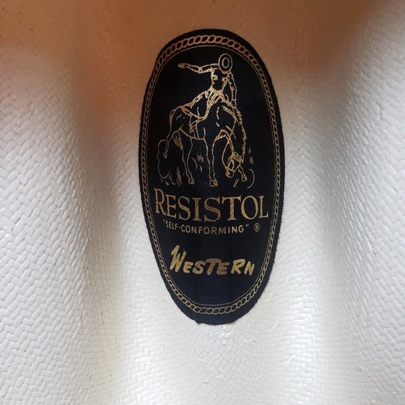 Resistol  Self Conforming Hat 8X Genuine Shantung Panama Straw Size 6 7/8 main image 8